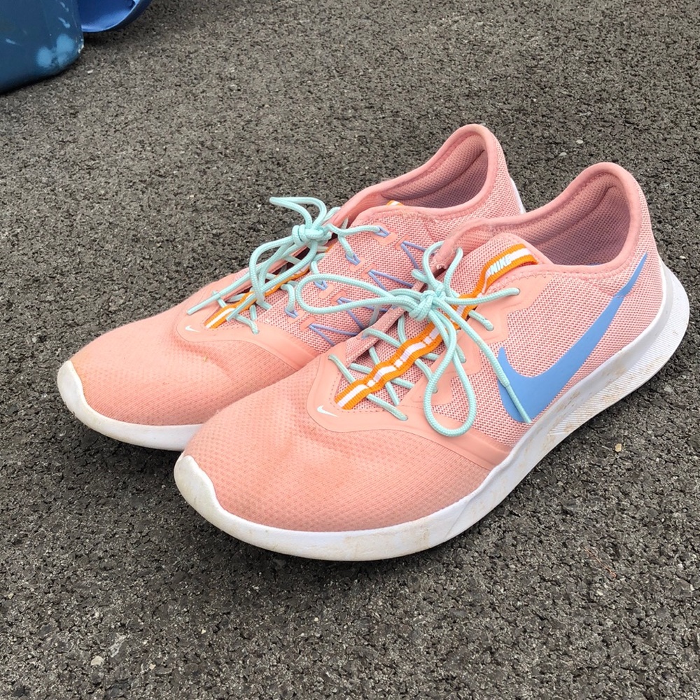 Nike Women's VTR Coral Orange Canvas Sneakers